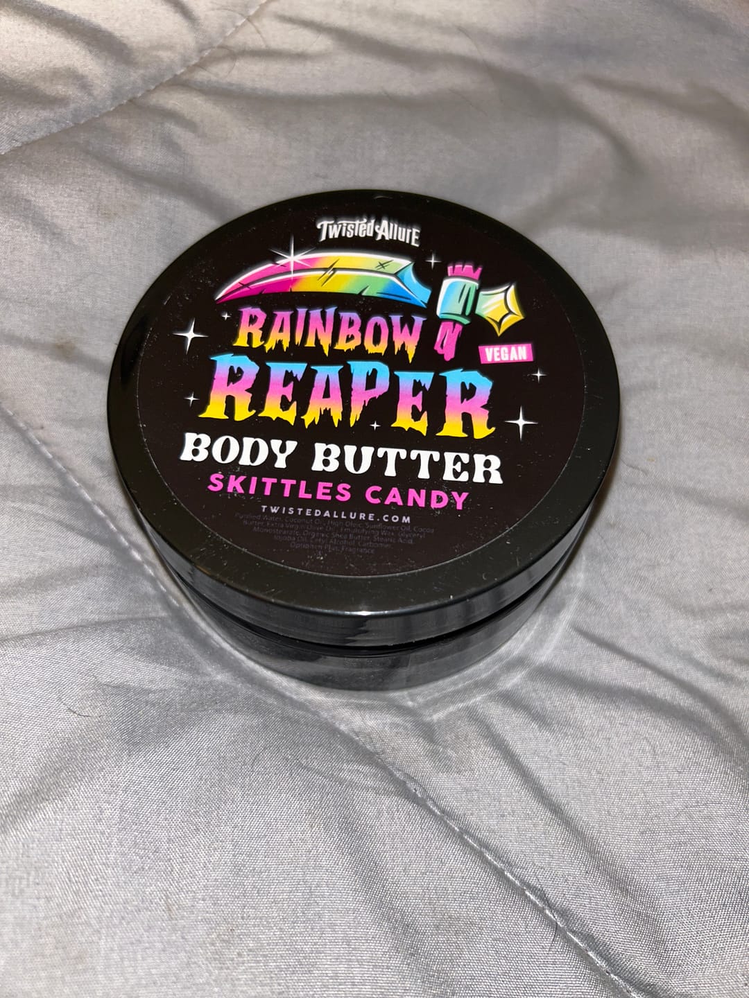 Customer photo review of Rainbow Reaper Body Butter