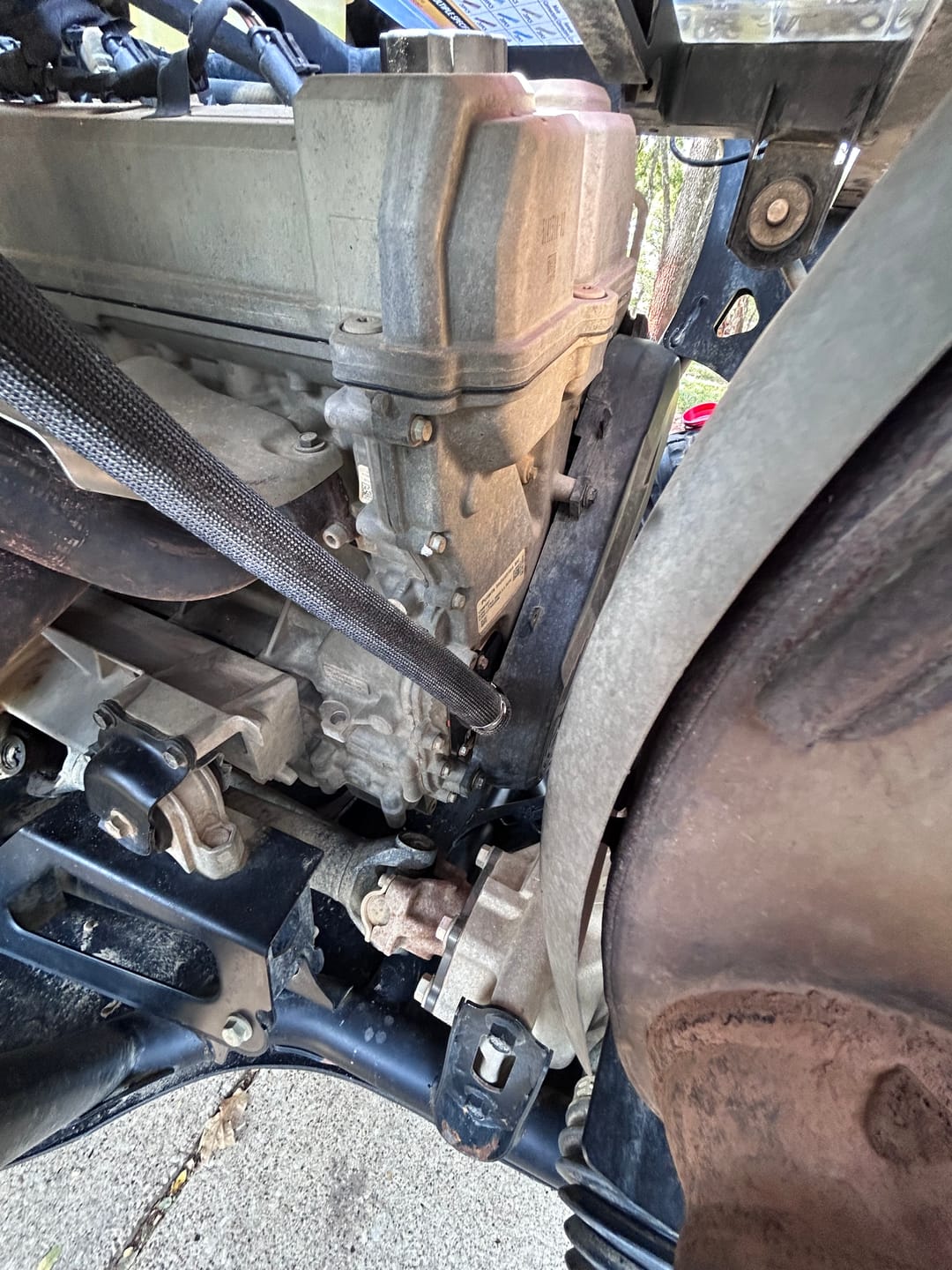 Customer photo review of RPM Polaris RZR Pro R Oil Filler Adapter Plate / Turbo Return