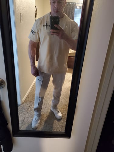 Customer photo review of Isaiah 41:10 Oversized Tee