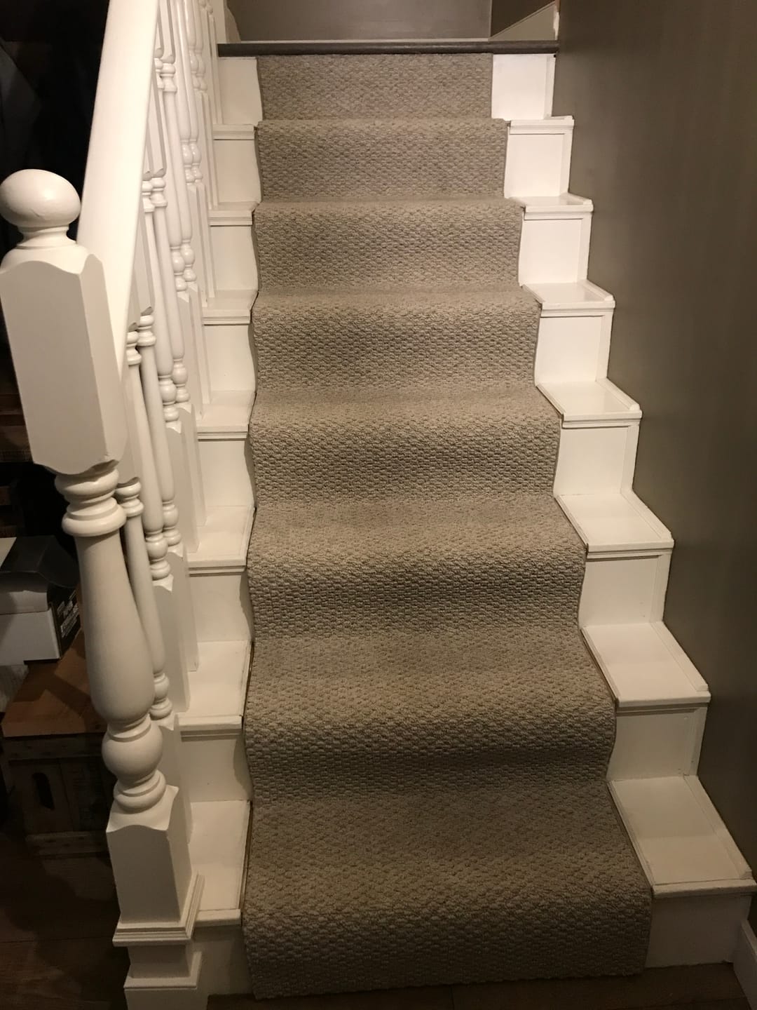 Customer photo review of Gladiator Stair Runner / Broadloom