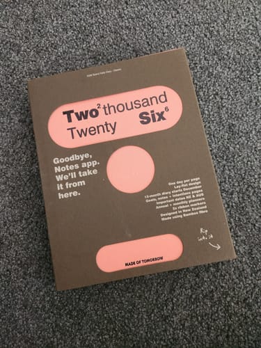 Customer photo review of 2026 Grand Daily Diary - Classic