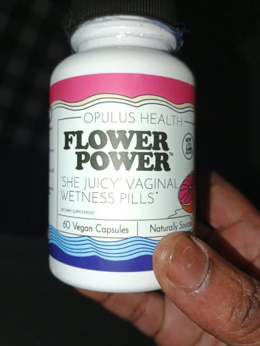 Customer photo review of Flower Power® 'She Juicy' Vaginal Moisture Supplement (60ct/ea)