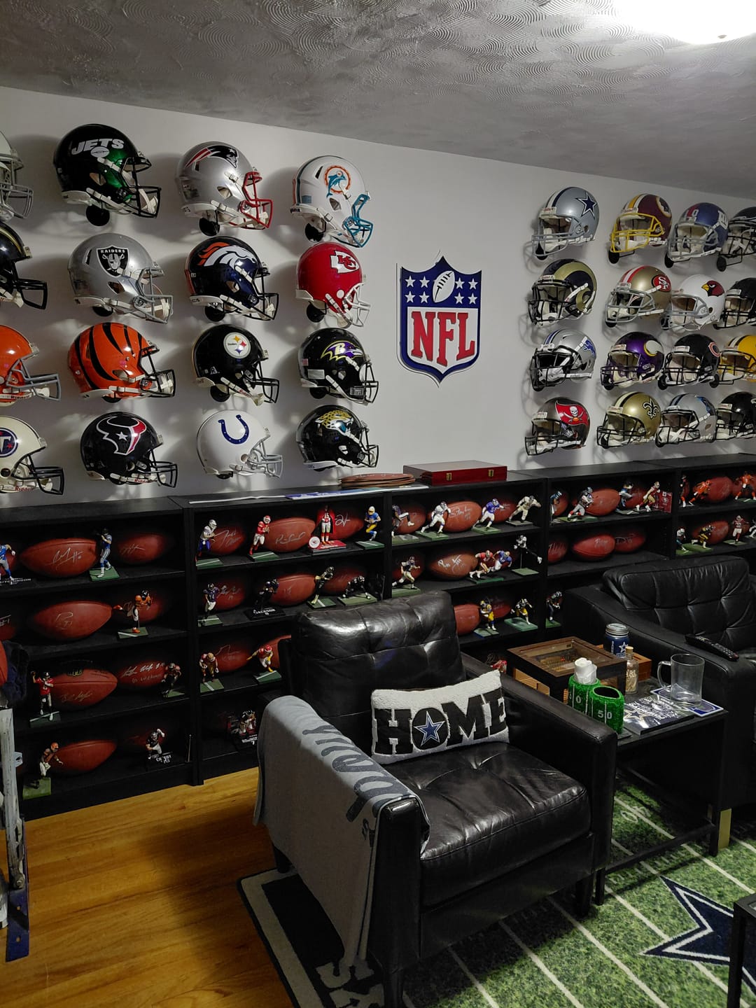 Customer photo review of National Football League Shield 3D Vintage Metal Wall Art