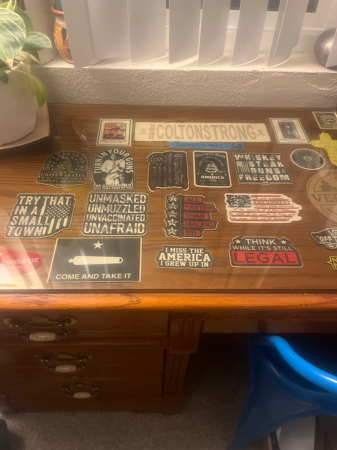 Customer photo review of I Miss The America I Grew Up In Decal