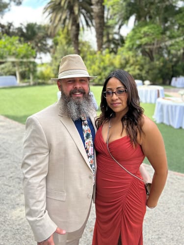 Customer photo review of Ivory Terracotta Necktie Set- Mens Tie