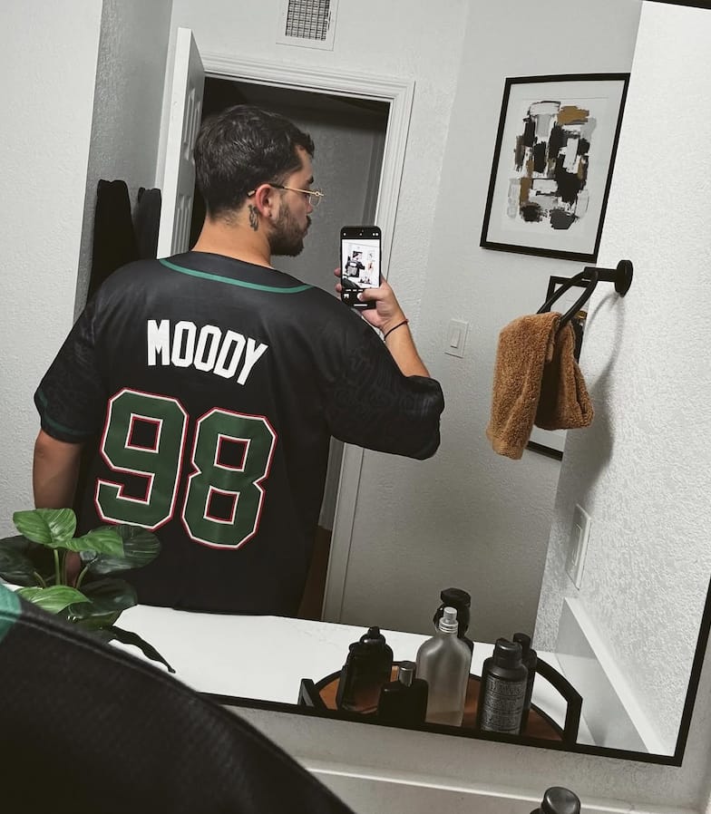 Customer photo review of Mexico Heritage Custom Baseball Jersey