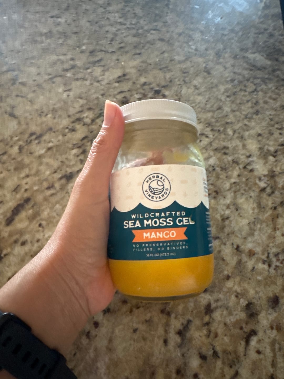 Customer photo review of Flavored Sea Moss Gel Trio Bundle