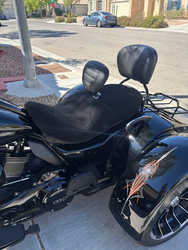Customer photo review of Wind Rider Seat Cover