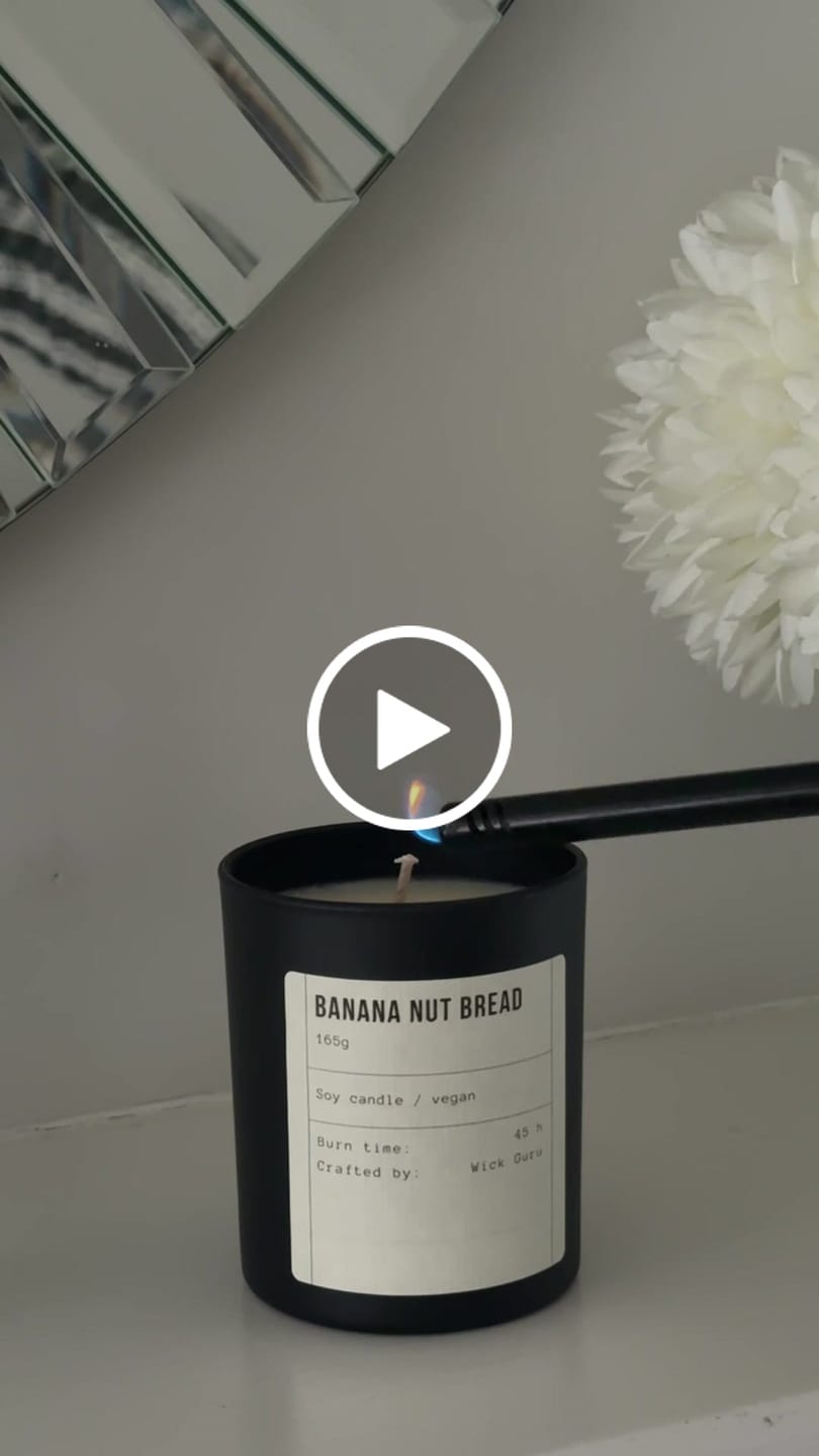 Customer video review of Banana Nut Bread Candle