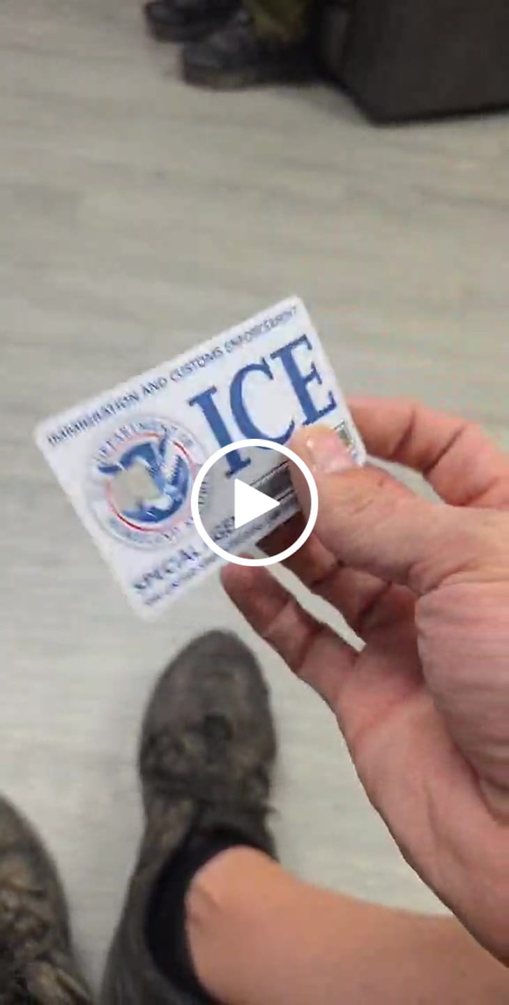 Customer video review of ICE Special Agent Credit Card Skin Decal