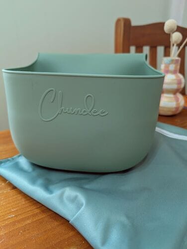 Customer photo review of Green Chundee Bib