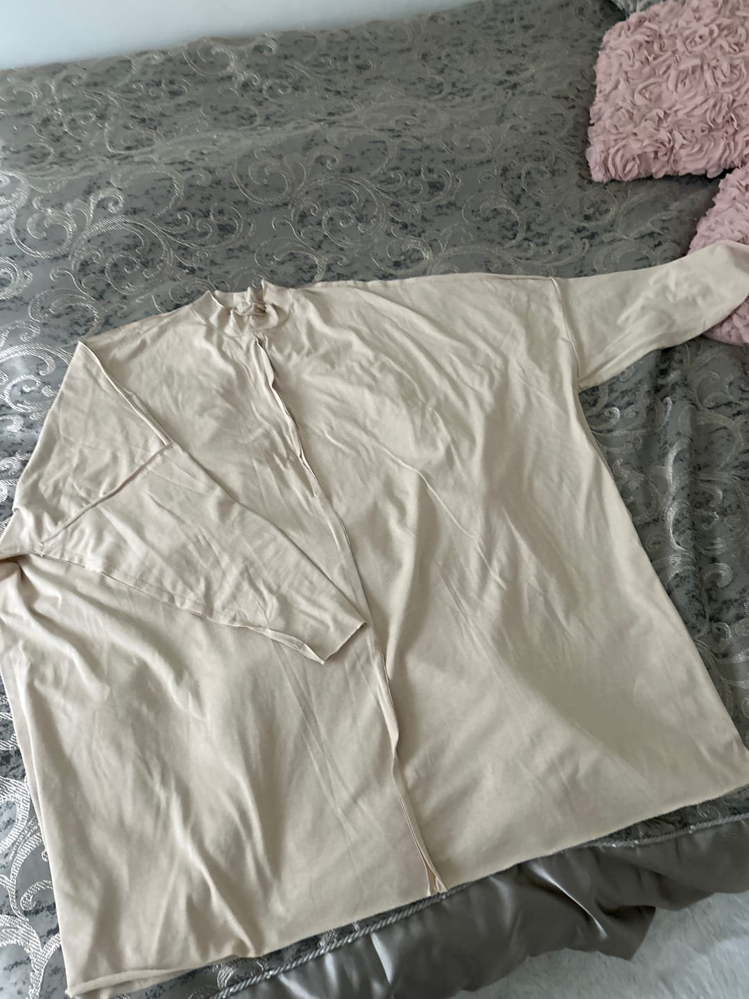 Customer photo review of Top oversize effet seconde peau option mitaine « LE DAILY SKIN » - DAILY DRESS