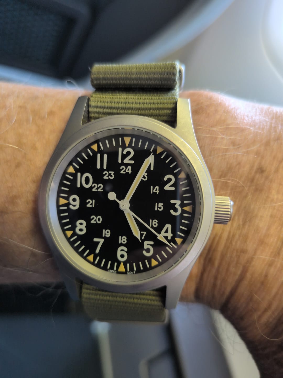 Customer photo review of The "Daily Beater" Field Watch
