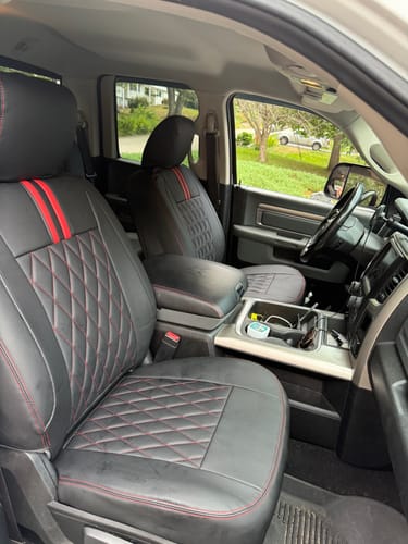 Customer photo review of Premium Custom-Fit Seat Covers