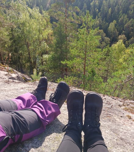 Customer photo review of Vaistoa Uoma 2 -paljasjalkavaelluskengät