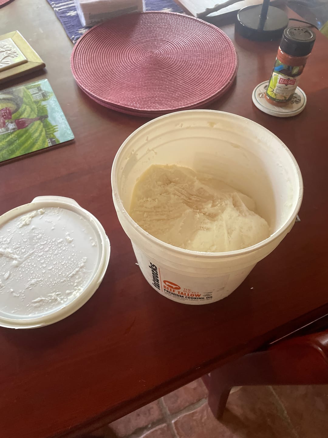 Customer photo review of The Bucket- 1 Gallon Grass Fed Tallow
