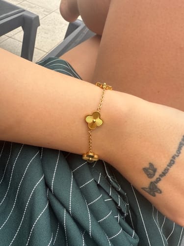 Kundenbewertung mit Foto zu Plain Clover Armband