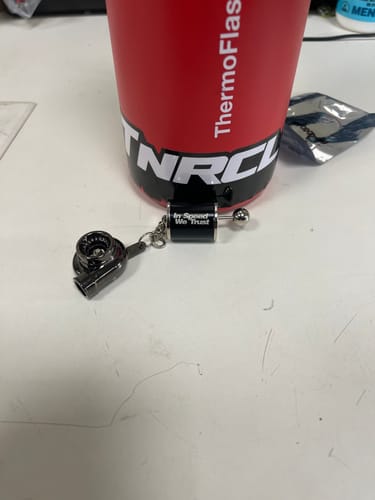 Customer photo review of Functional Shifter Keychain