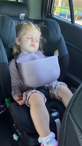 Customer photo review of Purple Chundee Bib
