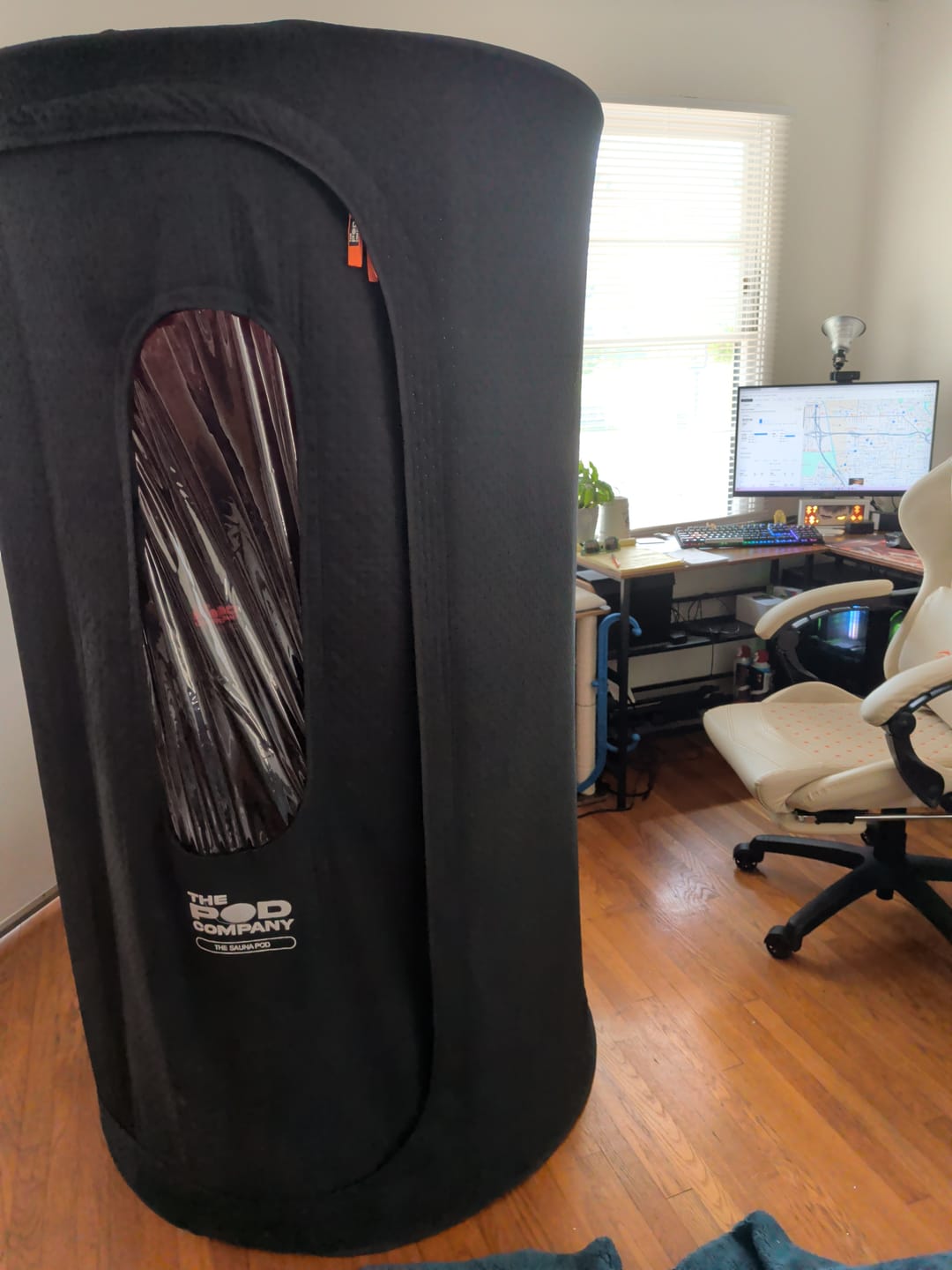 Customer photo review of The Sauna Pod