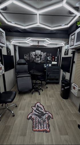 Customer photo review of Print Custom Floor Decal