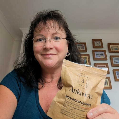 Customer photo review of Mushroom Gummies