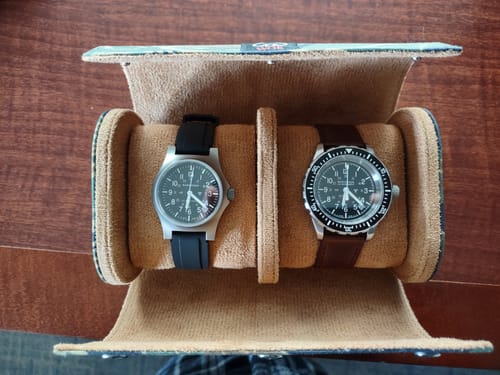 Customer photo review of W.O.E. Watch Tube - Tiger Stripe