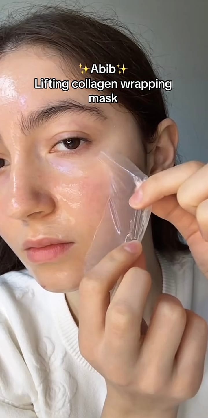 Customer photo review of Lifting collagen wrapping mask Jericho rose film