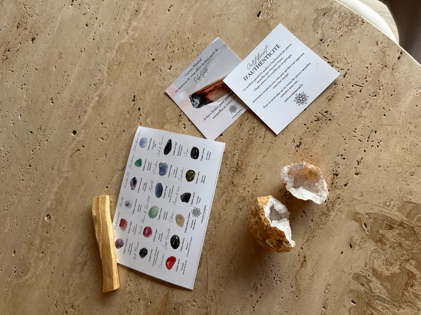 Customer photo review of Mini-Géode de quartz