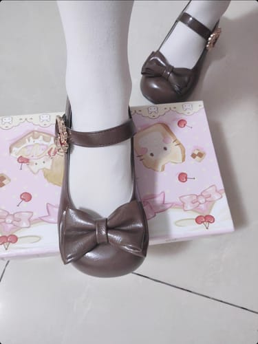 Customer photo review of Cute Cat Mary Jane Sole