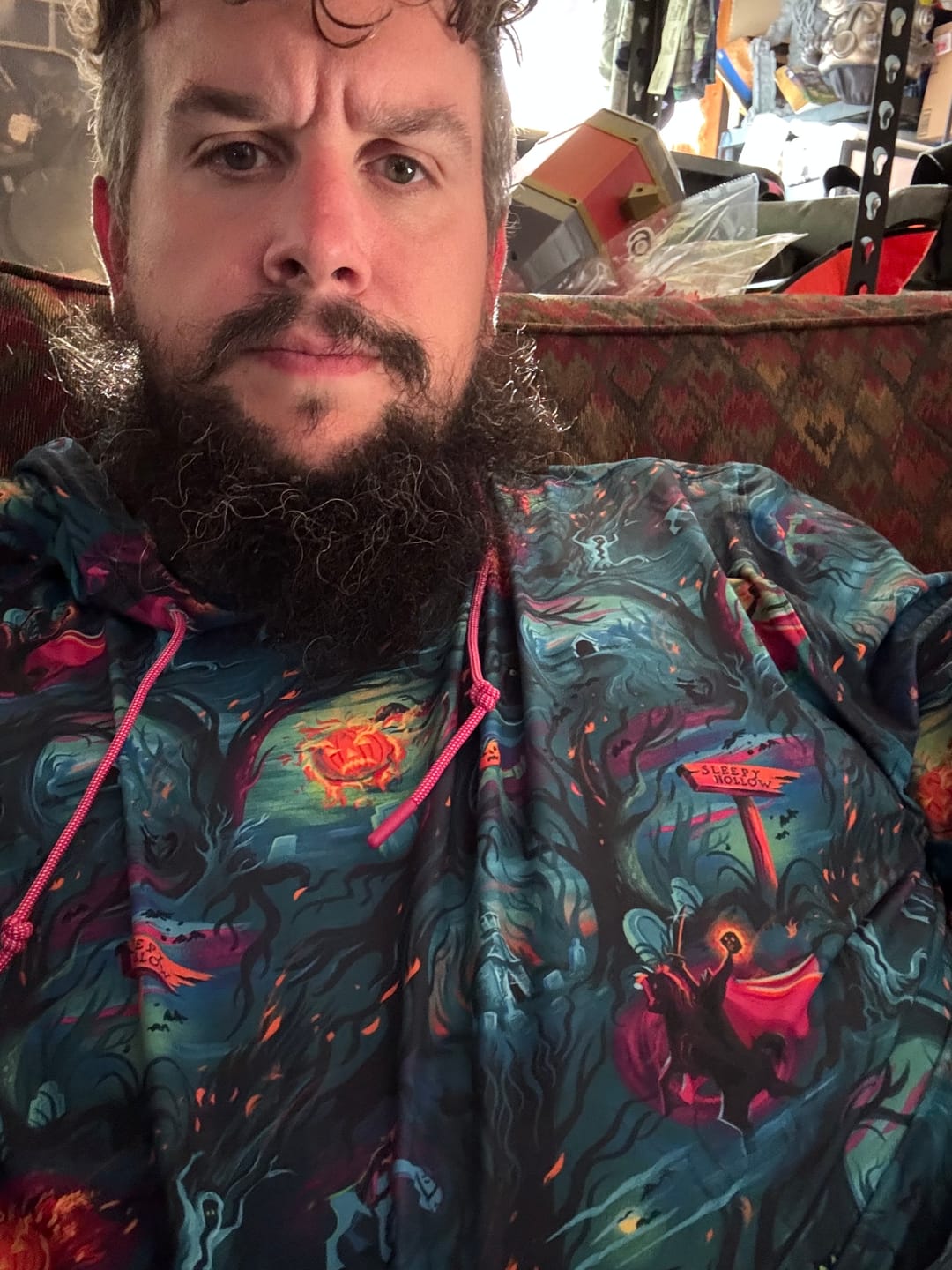 Customer photo review of Disney "Headless Havoc" – Performance Hoodie