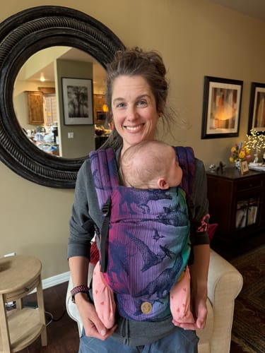Customer photo review of Jurassic Park New Era LennyLight Baby Carrier by LennyLamb