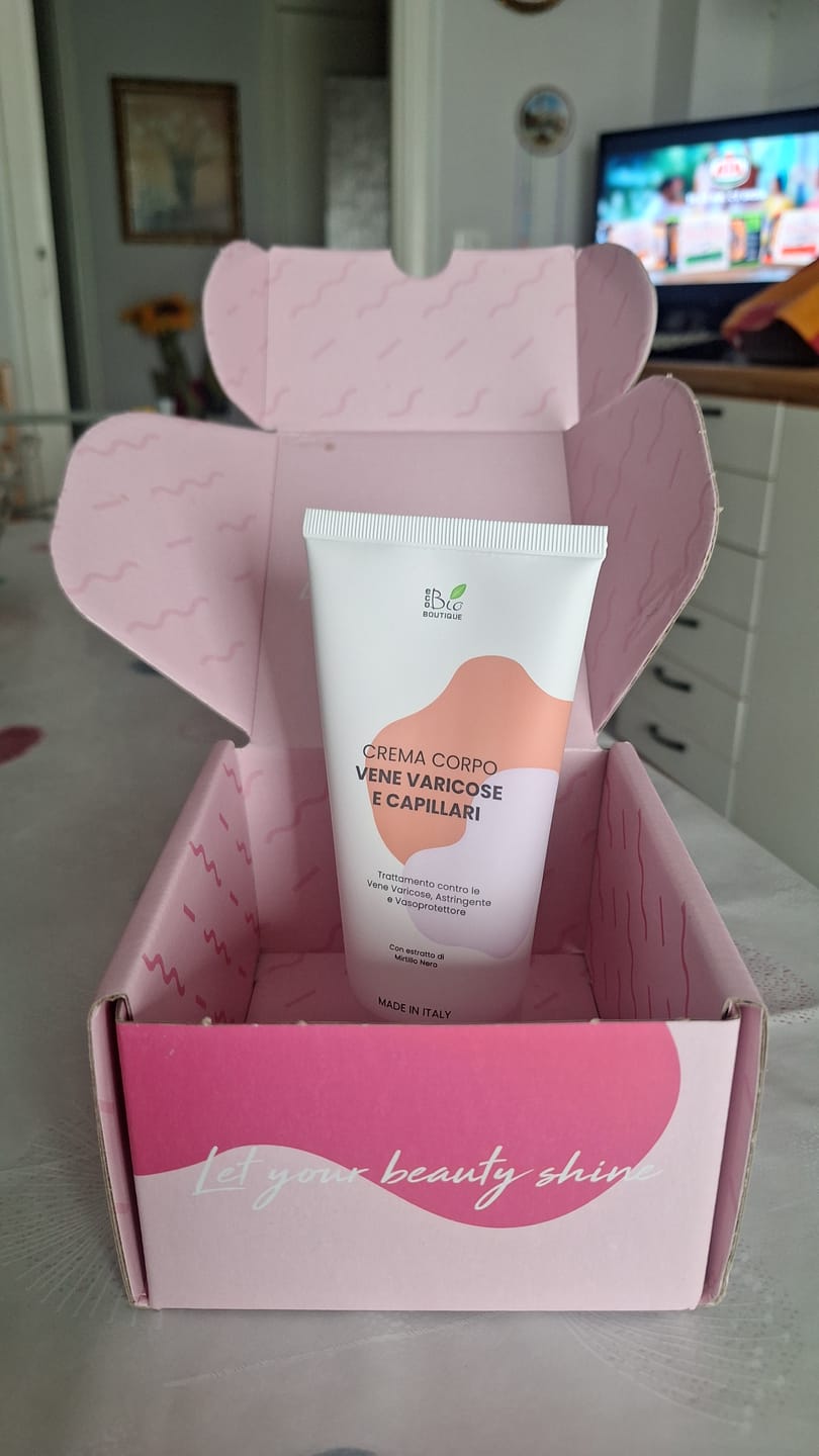 Customer photo review of Crema Vene Varicose e Capillari