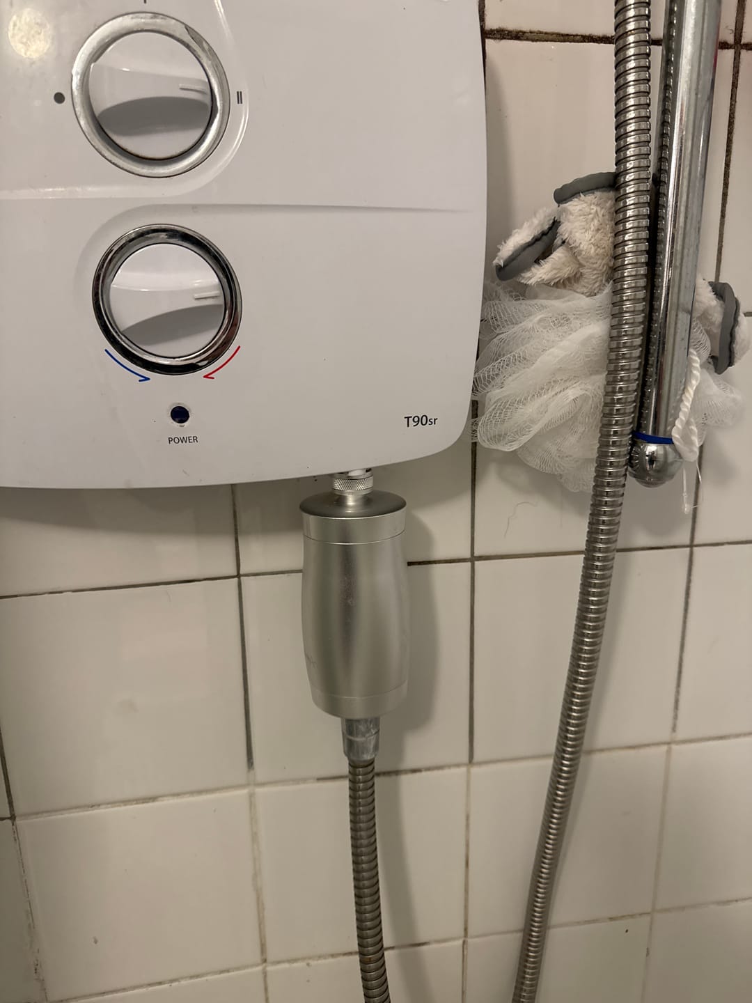 Customer photo review of The Gaia Shower Filter