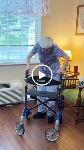 Customer video review of Pelegon Rollator Walker