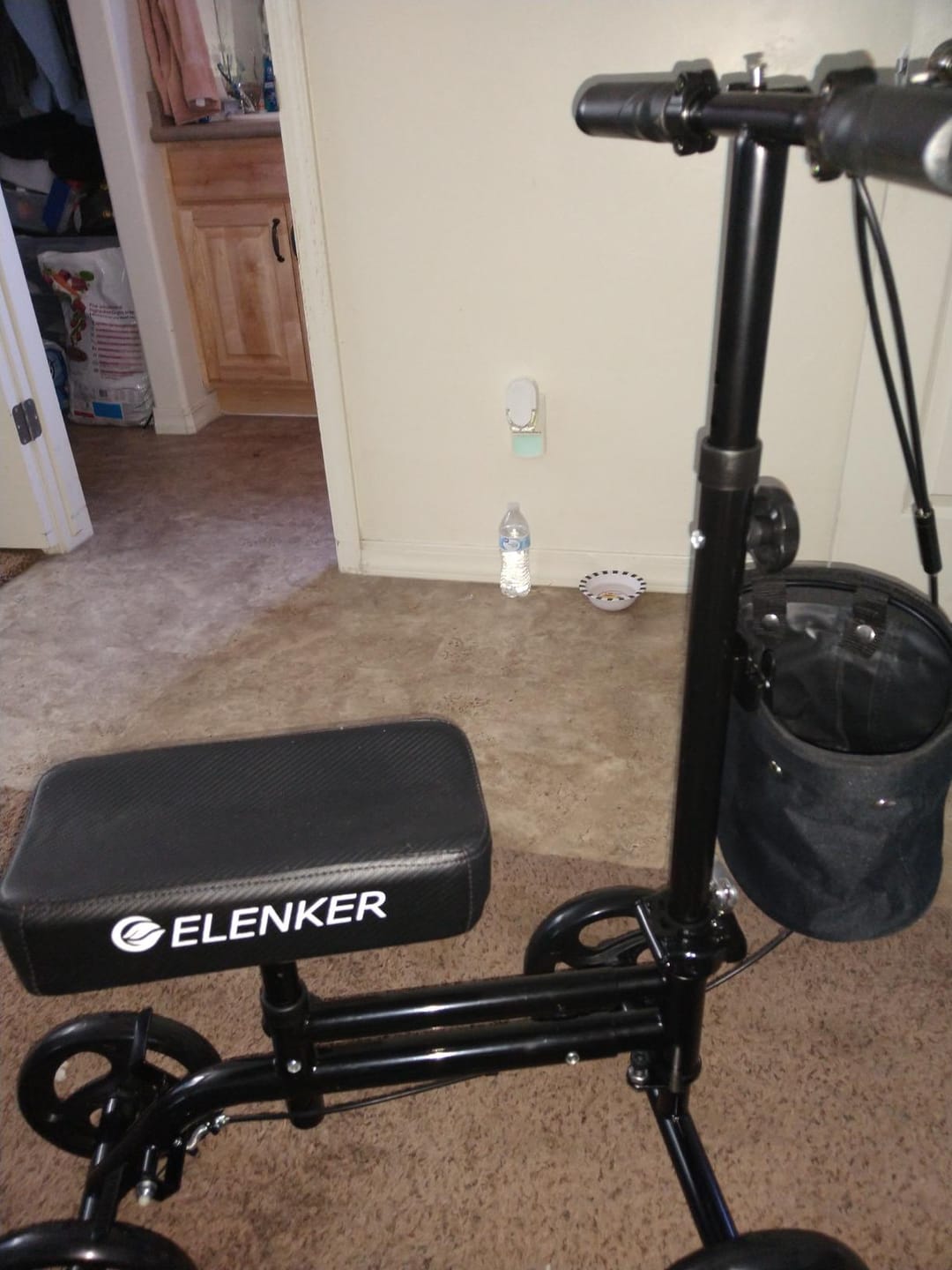 Customer photo review of YF-9005G Economy Knee Walker 10" Wheels with Dual Braking System