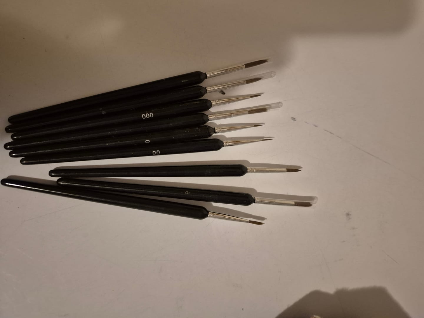 Customer photo review of Precision Detail Brushes (Set of 10)