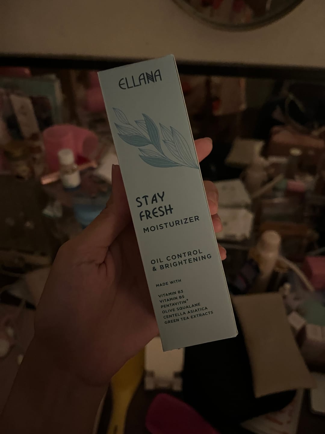Customer photo review of Stay Fresh Moisturizer Controls Oil and Brightens