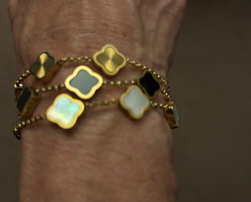 Customer photo review of Celine Clover Bracelet