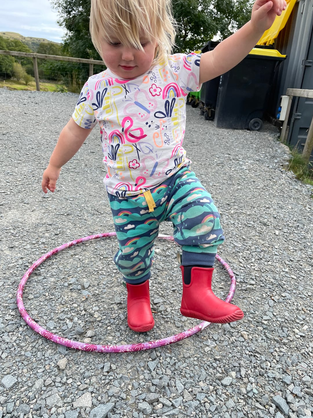 Customer photo review of Red Ankle Natural Rubber Rain Boots