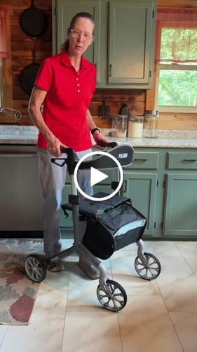 Customer video review of Pelegon Rollator Walker