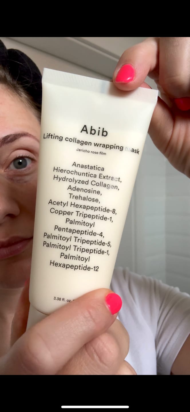 Customer photo review of Lifting collagen wrapping mask Jericho rose film
