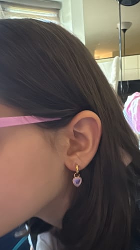 Customer photo review of Purple Gem Charms