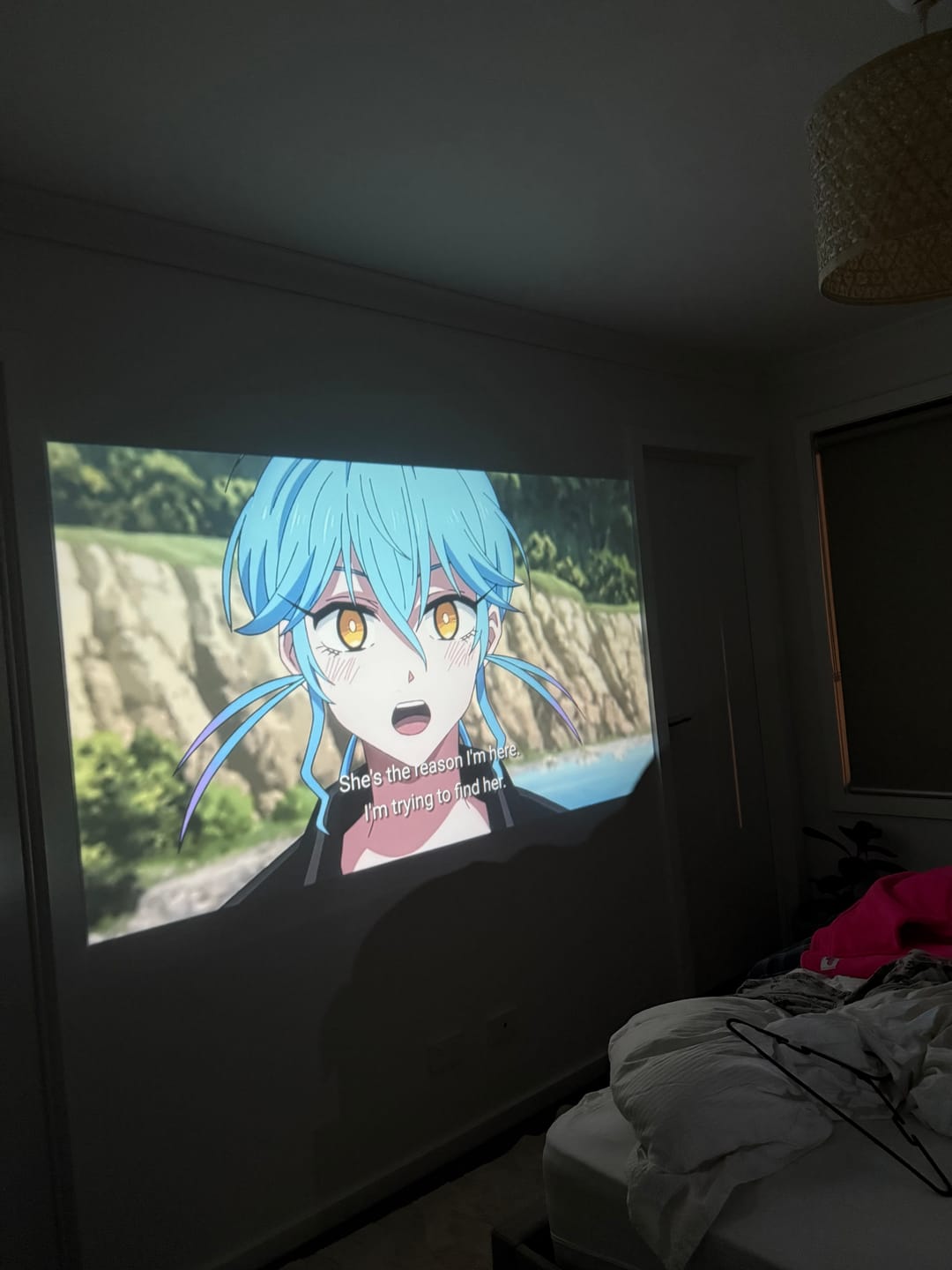Customer photo review of MovieHub™ Ultra HD Projector + FREE Projector Screen