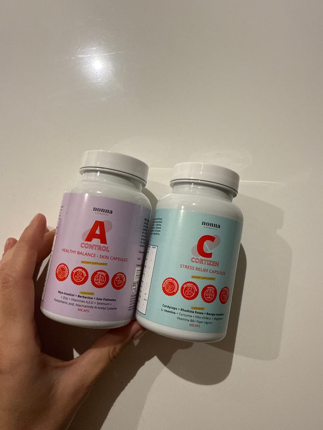 Customer photo review of A CONTROL + CORTIZEN - Equilibrio hormonal desde el cerebro, los ovarios, la piel y el metabolismo.