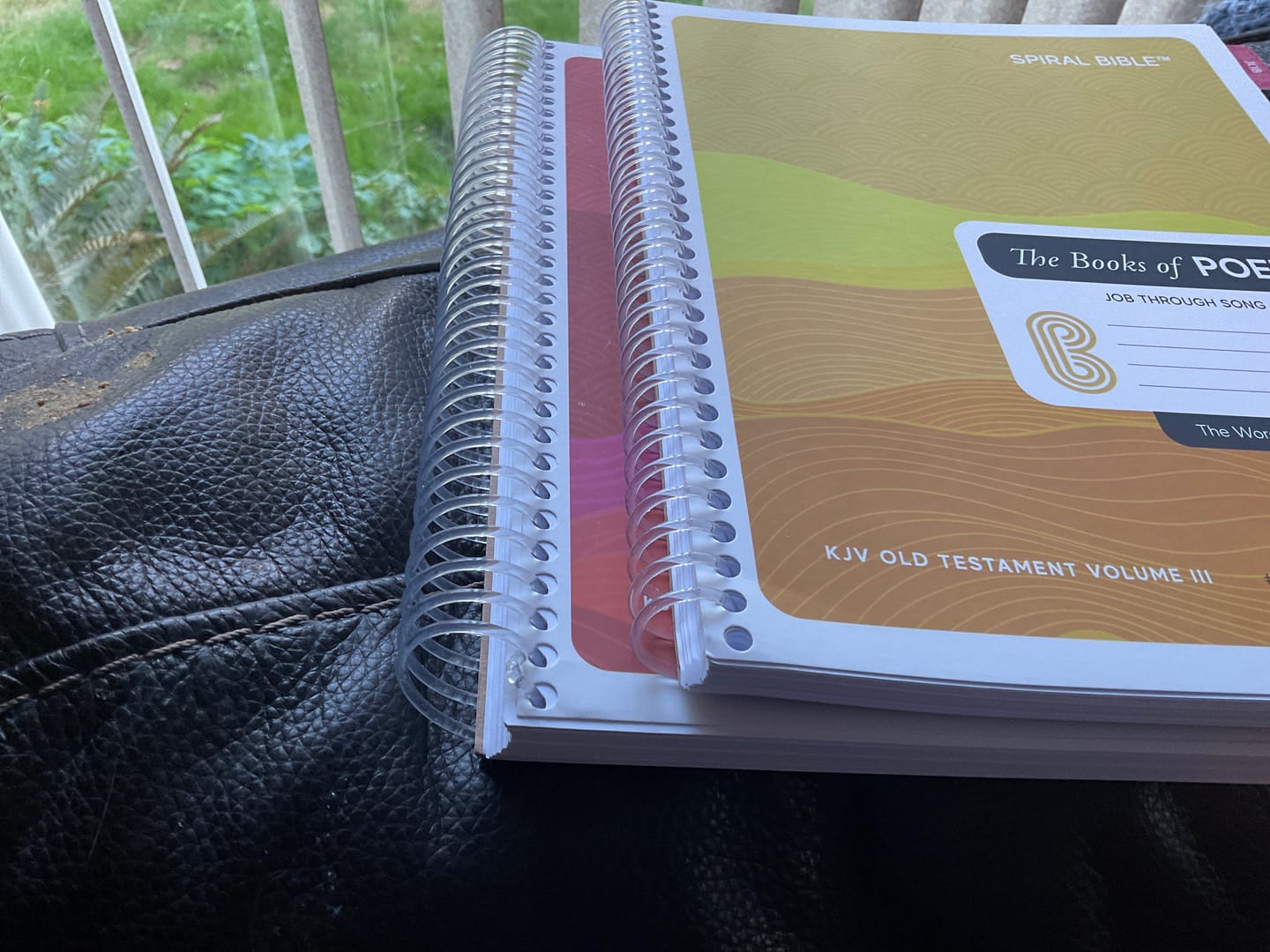 Customer photo review of Spiral Bible™ - KJV - Job - Song of Solomon