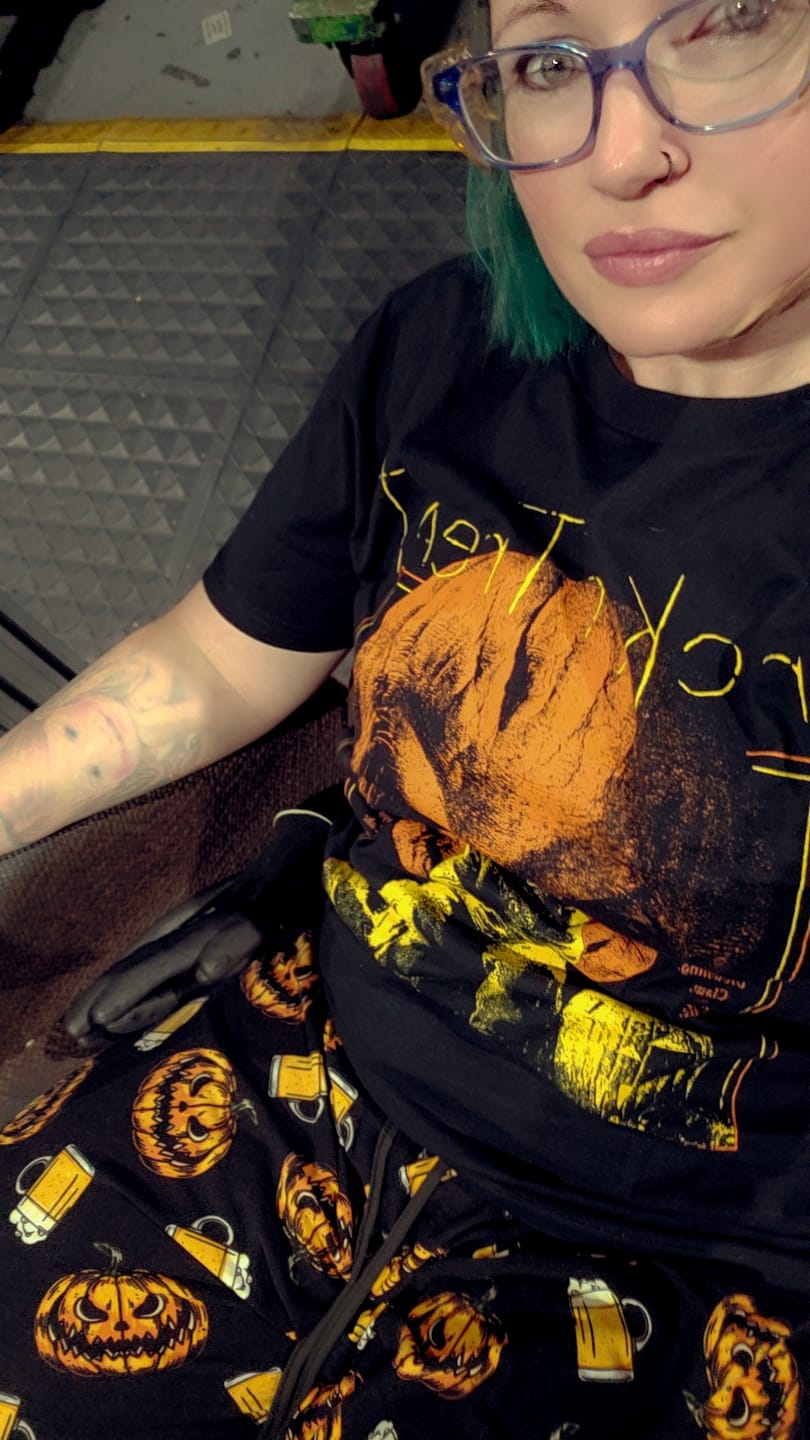 Customer photo review of TRICK 'R TREAT: FOLLOW THE RULES - T-SHIRT