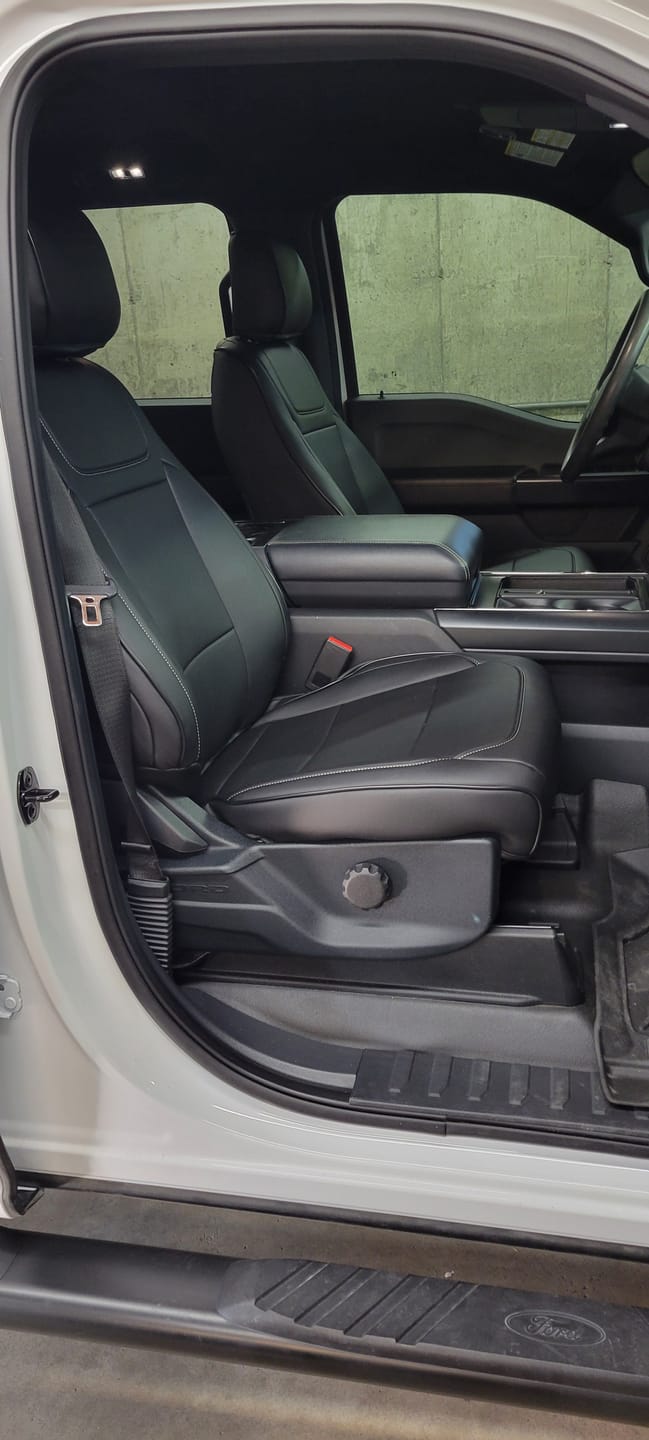 Customer photo review of 2021+ Ford F150 / 23+ F-250 F-350 Custom Seat Covers