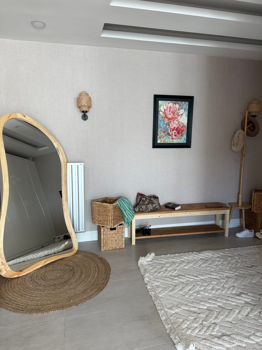 Customer photo review of Ahşap Bank - Hol ve Antre İçin Kapı Önü Bench