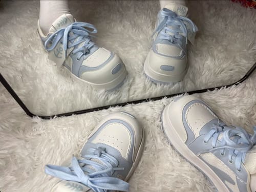 Customer photo review of Sailor style summer girl shoes